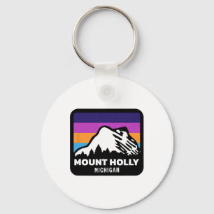 Llavero Mount Holly Michigan Esquí Snowboarding Family Sk