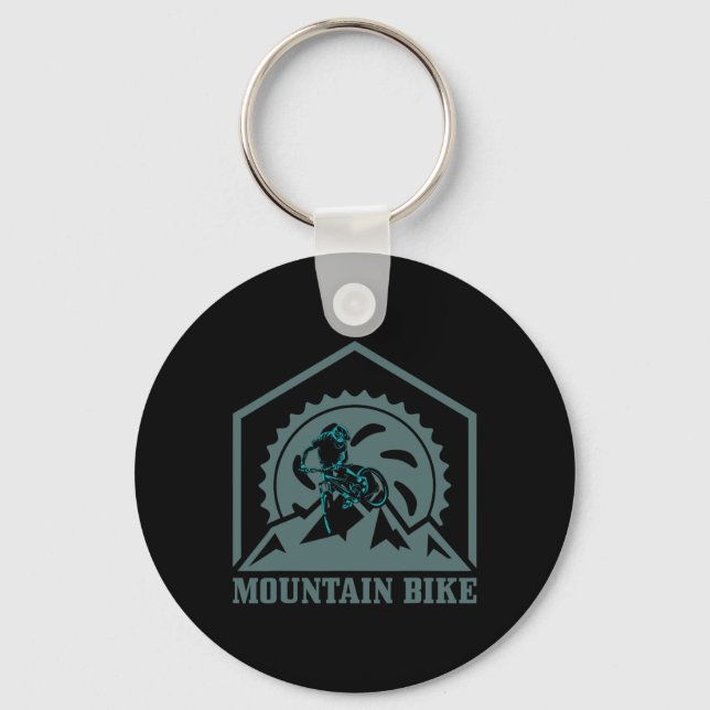 Llavero Mountain Biking It Never Gets Easier Downhill Moun (Anverso)