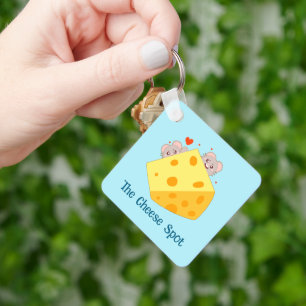 Llavero Mouses Y Queso