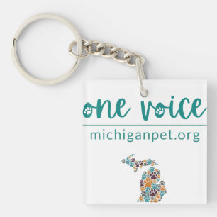 Llavero MPA One Voice Paw Imprime Keychain