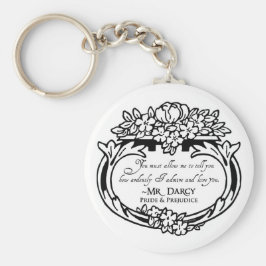 Llavero Mr Darcy Loves and Admires