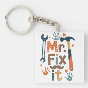 Llavero Mr. Fix It Father's Day Card