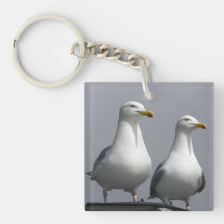 Llavero Mr & Mrs Gully Bold Funny Seagull Couple Novelty 