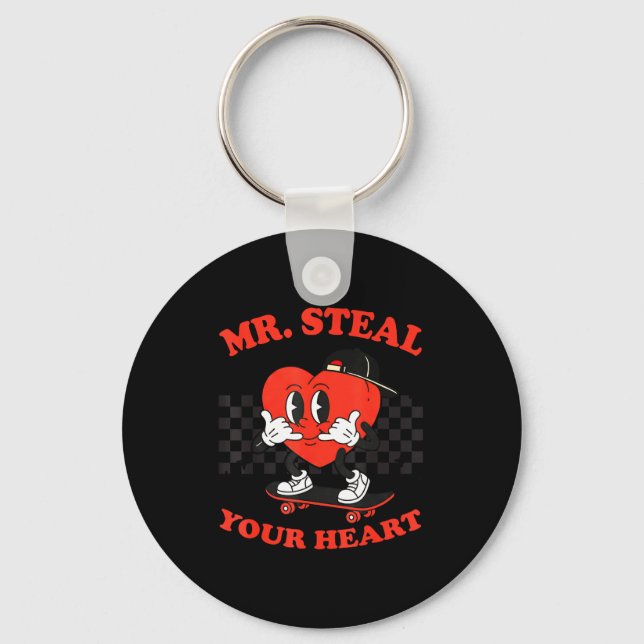 Llavero Mr Steal Your Heart For Boys Toddlers Valentine's  (Anverso)