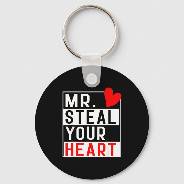 Llavero Mr Steal Your Heart For Boys Toddlers Valentine's  (Anverso)