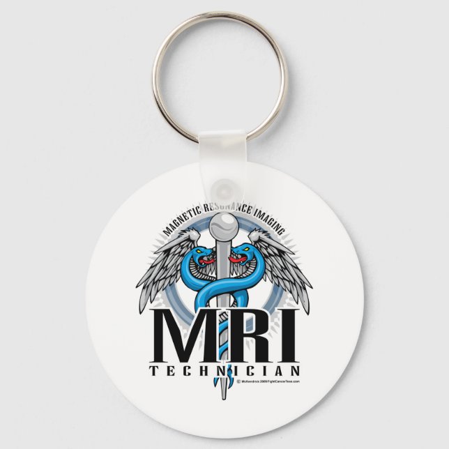 Llavero MRI Tech Caduceus (Anverso)