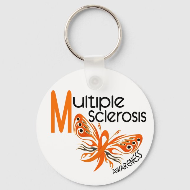 Llavero MS Múltiple Esclerosis BUTTERFLY 3.1 (Anverso)