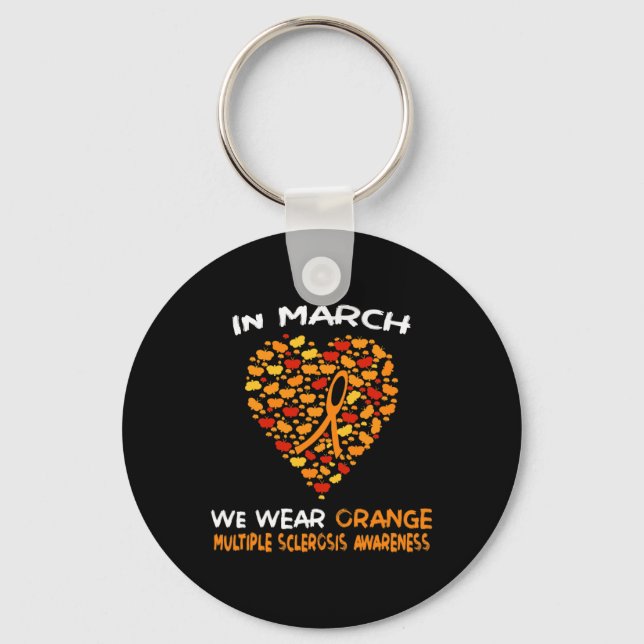 Llavero Ms Múltiple Sensibilización Esclerosis Marcha Usam (Anverso)
