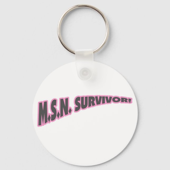 Llavero MSN Survivor In Pink (Anverso)