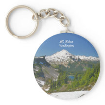Mt. Baker, Keychain del botón del paisaje de Washi