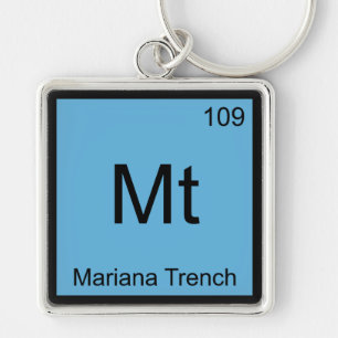 Llavero Mt - Química del Foso de las Marianas Símbolo Elem