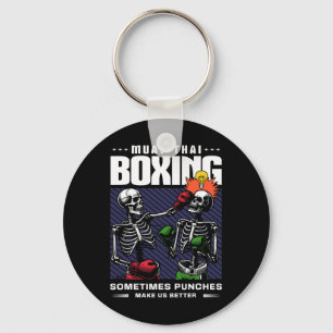 Llavero Muay Thai Figher Mma Vintage divertida artes marci