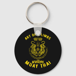 Llavero Muay Thai Hombres Mma Tigre Pelea Callejera Muay T