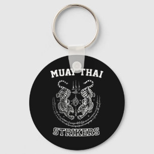 Llavero Muay Thai Kickboxing Tigre Luchador Sak Yant Mma
