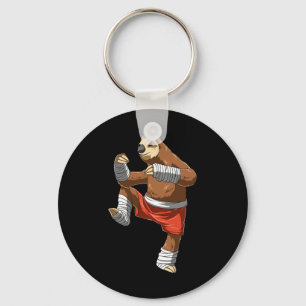 Llavero Muay Thai Sloth - Boxeo Tailandés y Kickboxing
