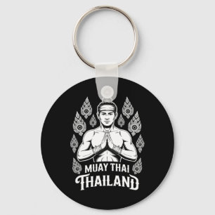 Llavero Muay Thai Tailandia Vintage Entrenamiento de Lucha