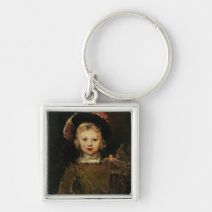 Llavero Muchacho joven en el vestido de lujo, c.1660