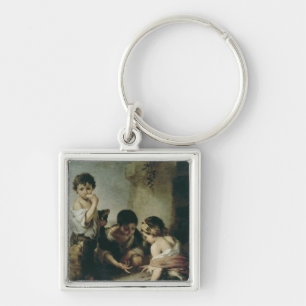 Llavero Muchachos que juegan los dados, c.1670-75