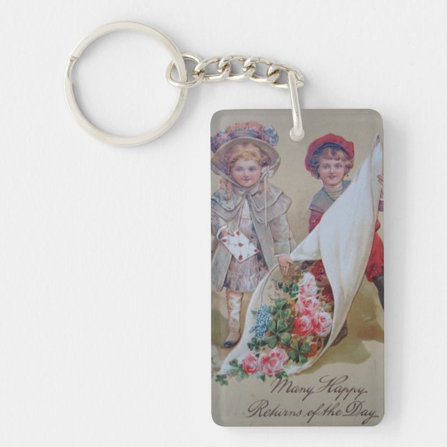 Llavero Muchas devoluciones felices del día (Frente)