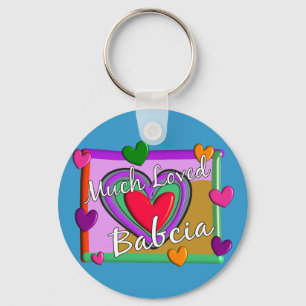 Llavero Mucho amor Babcia (abuela polaca)