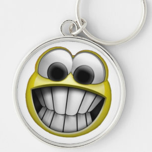 Llavero Mueca de la cara feliz