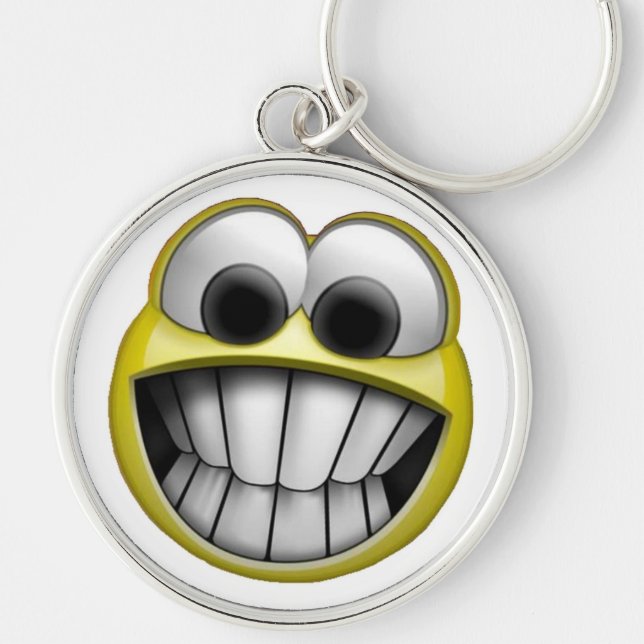 Llavero Mueca de la cara feliz (Frente)