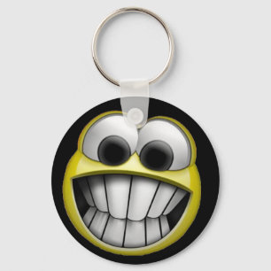 Llavero Mueca de la cara feliz