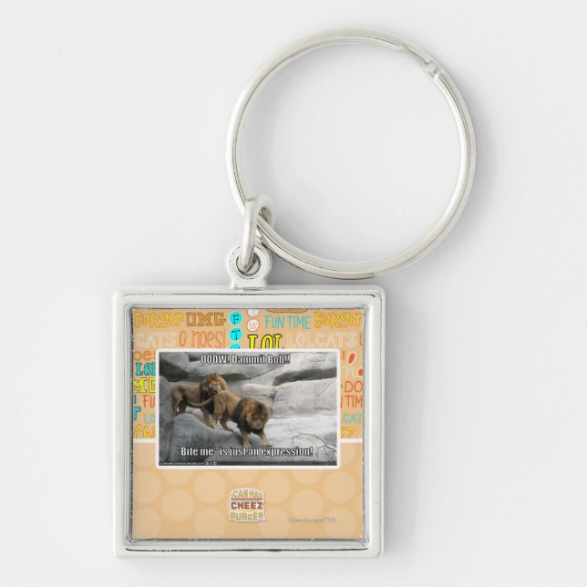 Llavero ¡Muérdame es apenas una expresión! (Frente)