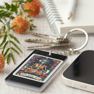 Llavero Muerte antes de la colección de tarjetas Tarot Dec