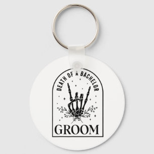 Llavero Muerte del novio de soltero esqueleto gótico Hallo