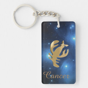 Llavero Muestra de oro del cáncer