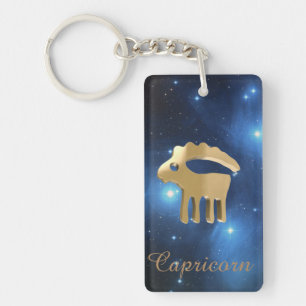 Llavero Muestra de oro del Capricornio
