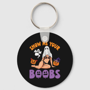 Llavero Muéstrame tu fantasma de calabaza para brujas de H