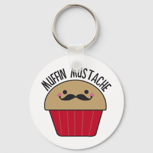 Llavero Muffin Mustache