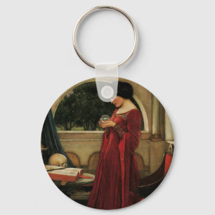 Llavero Mujer Bola de Cristal Pintura de Waterhouse