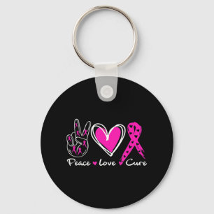 Llavero Mujer Cáncer de Mama Ropa De Paz Rosa L