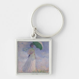 Llavero Mujer de Claude Monet el con un parasol dado