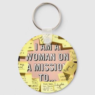 Llavero Mujer en misión, motivacional