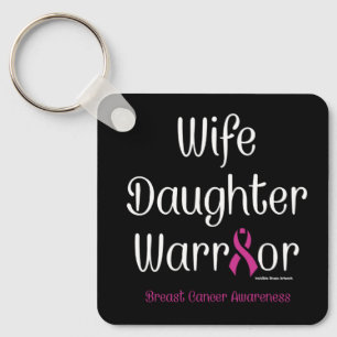 Llavero Mujer: Guerrera de la hija... Cáncer de mama