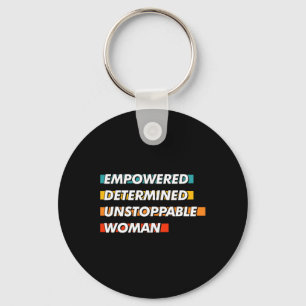 Llavero Mujer imparable determinada y empoderada