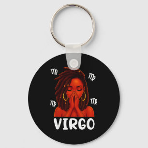 Llavero Mujer Negra Virgo Locd Rezar Cristiano Zodiaco Nac