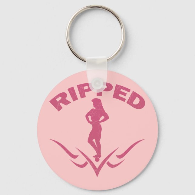 LLAVERO MUJER RIPPEADA BODYBUILDER (Anverso)