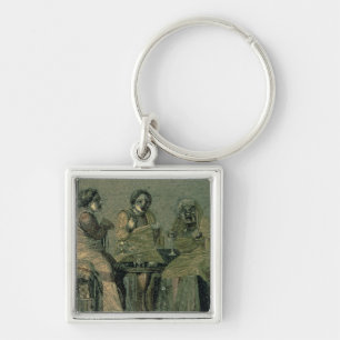 Llavero Mujer sabia y sus pacientes, del chalet Cicero