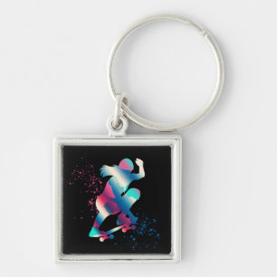 Llavero Mujer Skateboarder