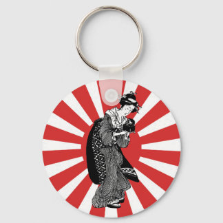 Llavero Mujer ukiyoica japonesa tradicional