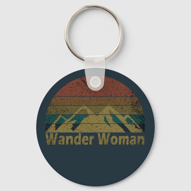 Llavero Mujer Wander camping vintage