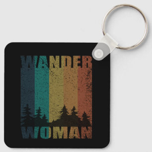 Llavero Mujer Wander camping vintage