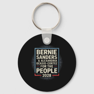 Llavero Mujeres Bernie Sanders Y Aoc 2028 Presidenta C