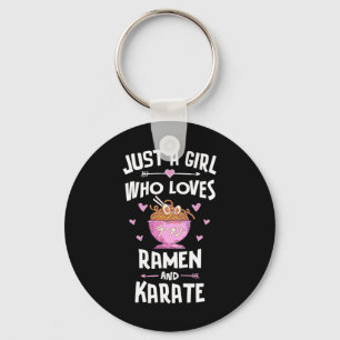 Llavero Mujeres Chicas De Regalos De Ramen Y Karate