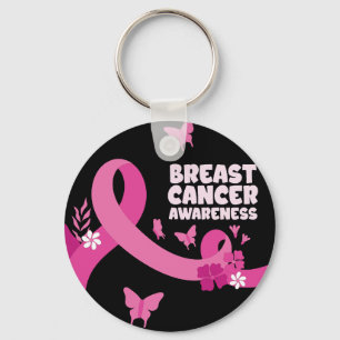 Llavero Mujeres con lazo rosa cáncer de mama concienciació